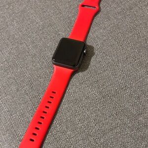 AppleWatch with Red Band